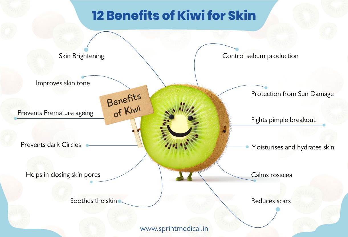 12 Benefits of Kiwi for Skin