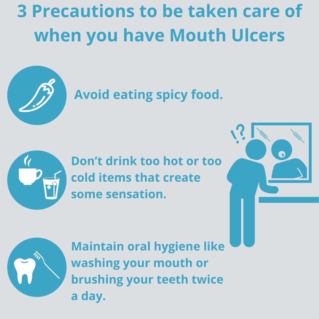 3 Precautions to be taken care of when you have Mouth Ulcers