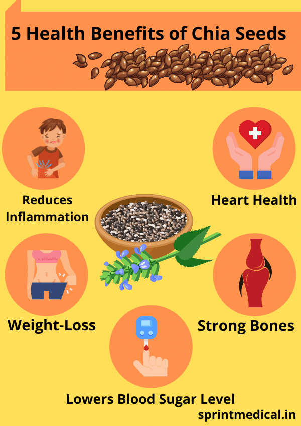 5 Health Benefits of Chia Seeds 