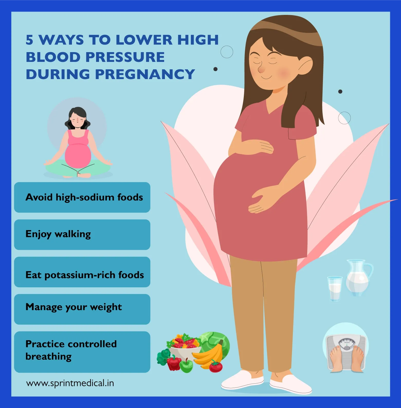 5 ways to lower High Blood Pressure during Pregnancy