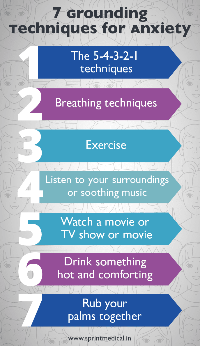 7 grounding techniques for Anxiety