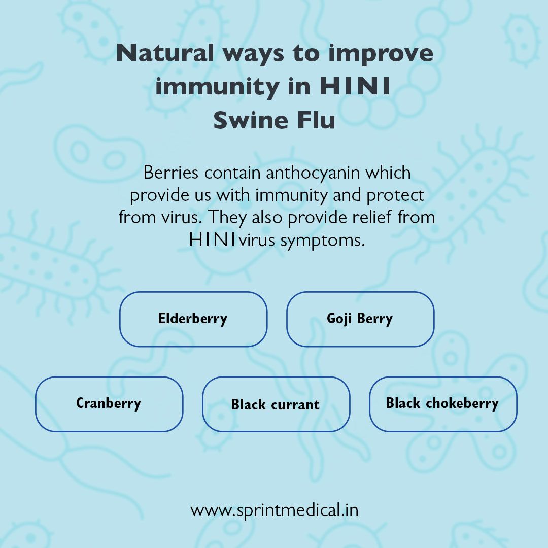 Berries contain anthocyanin which provide us with immunity