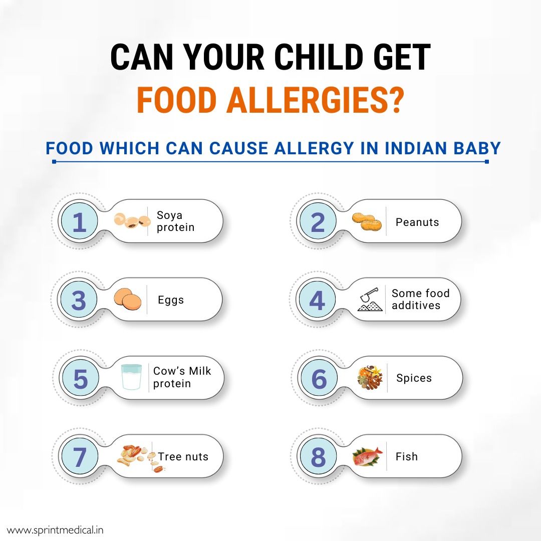 Can your child get food allergies