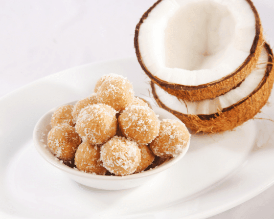 Coconut Makhana Laddu