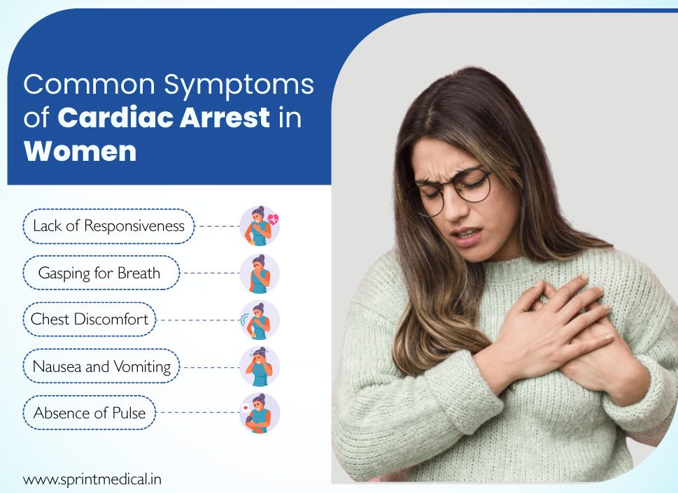 Common Symptoms of Cardiac Arrest in Women 