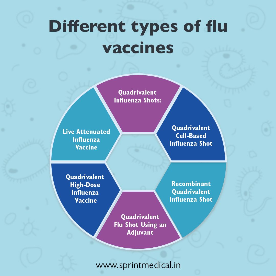 Different types of flu vaccines
