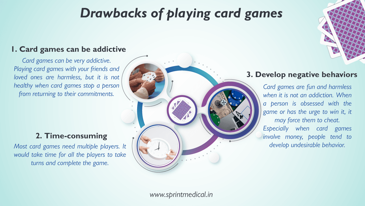 Drawbacks of playing card games