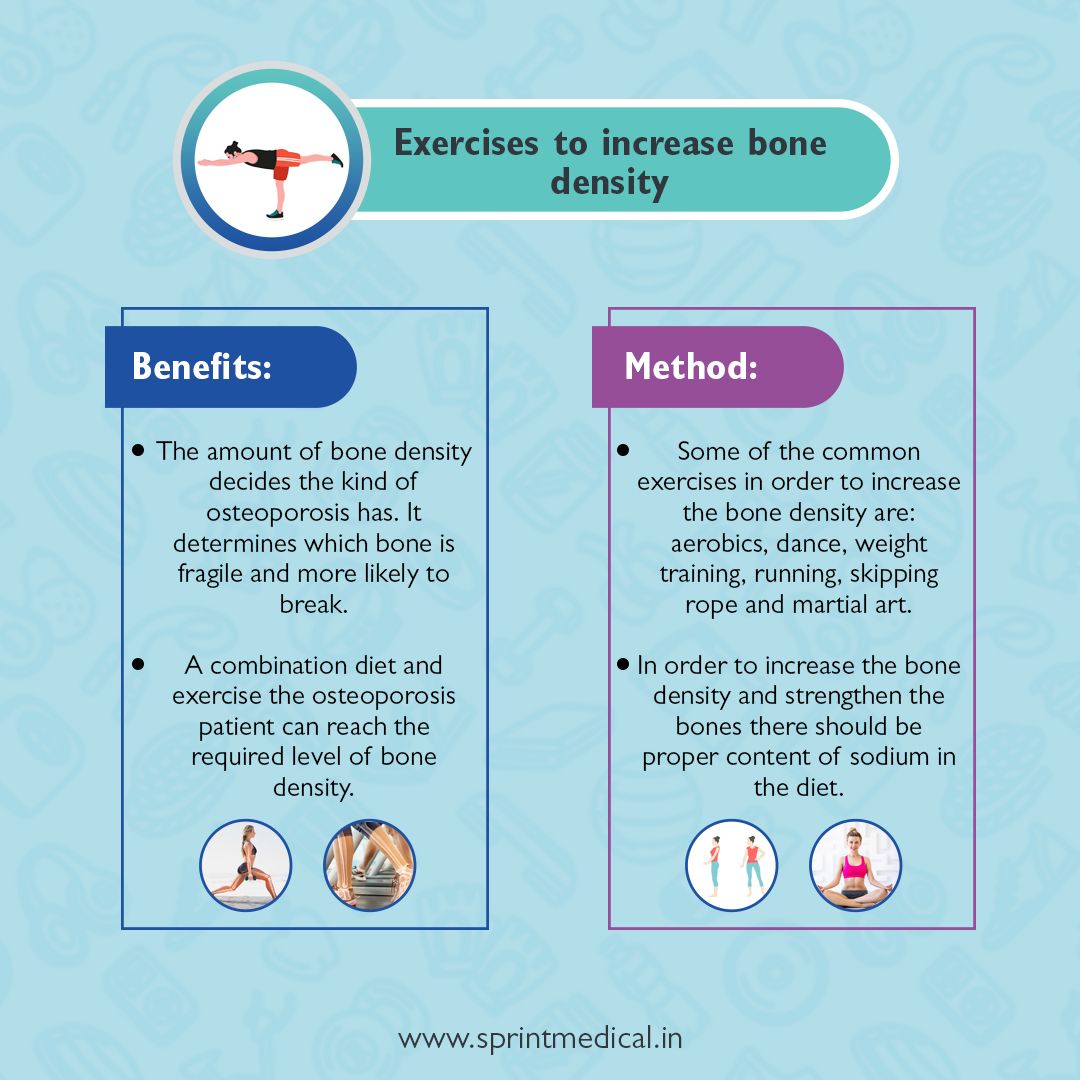 Exercises to increase bone density