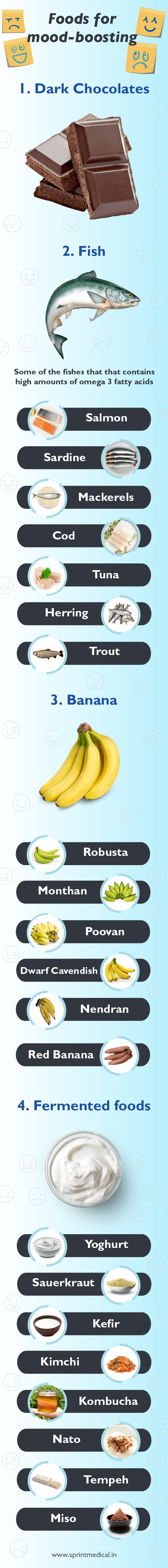 Foods for mood boosting