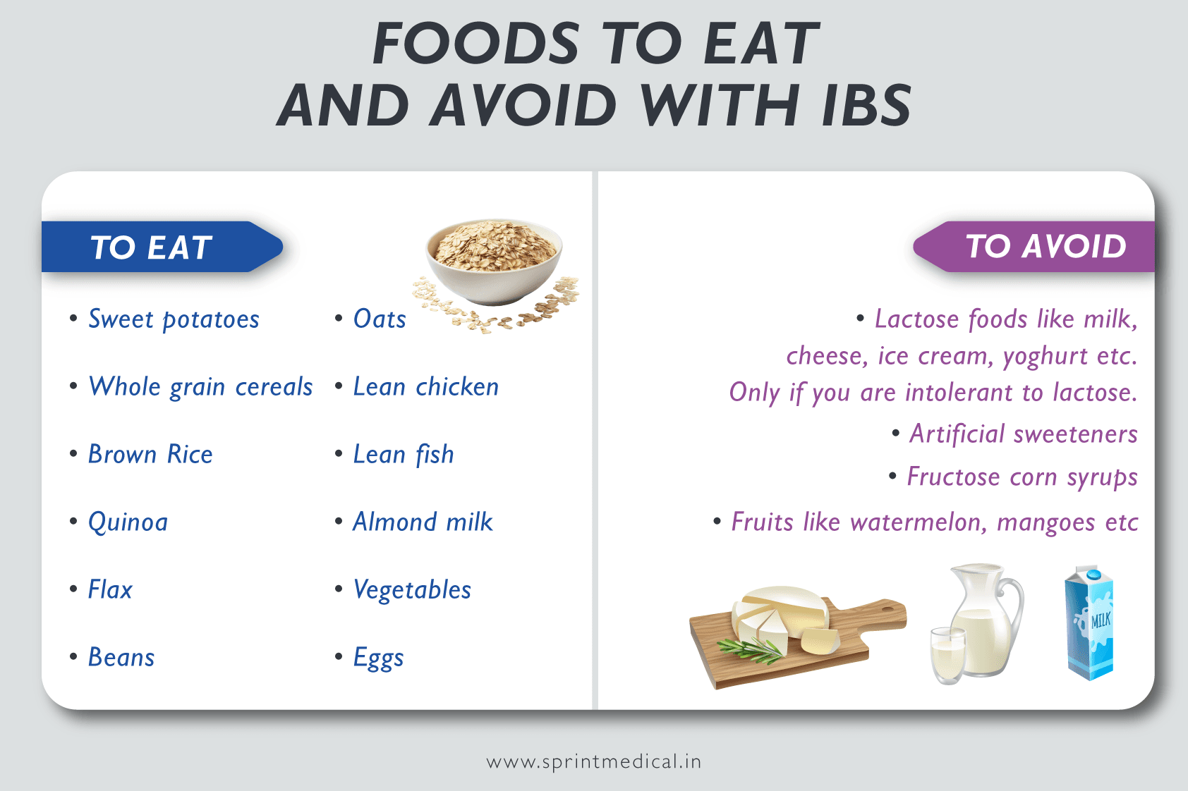 Foods to Eat and Avoid with IBS