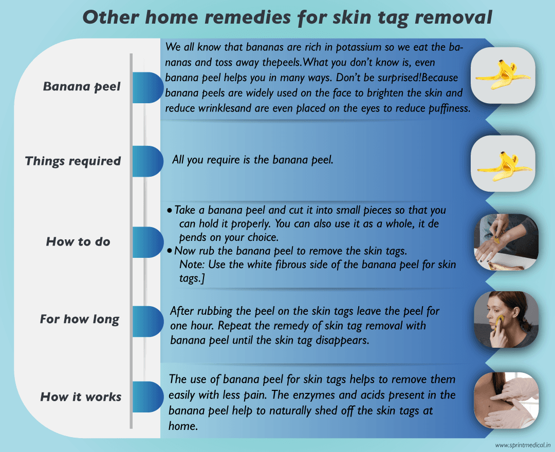 Home-remedies-for-skin-tag-removal-banana peel