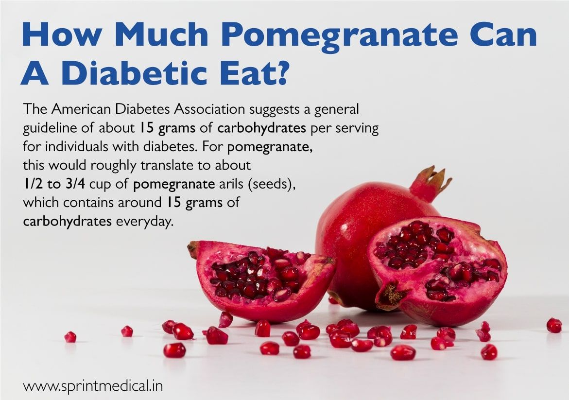 How Much Pomegranate Can A Diabetic Eat?
