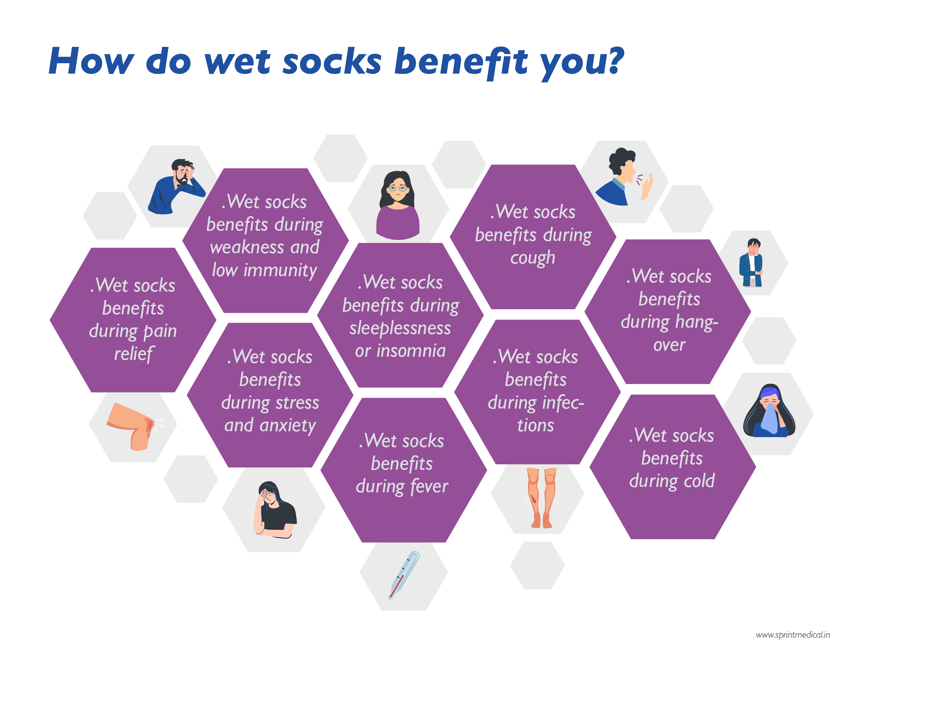 How do wet socks benefit you?