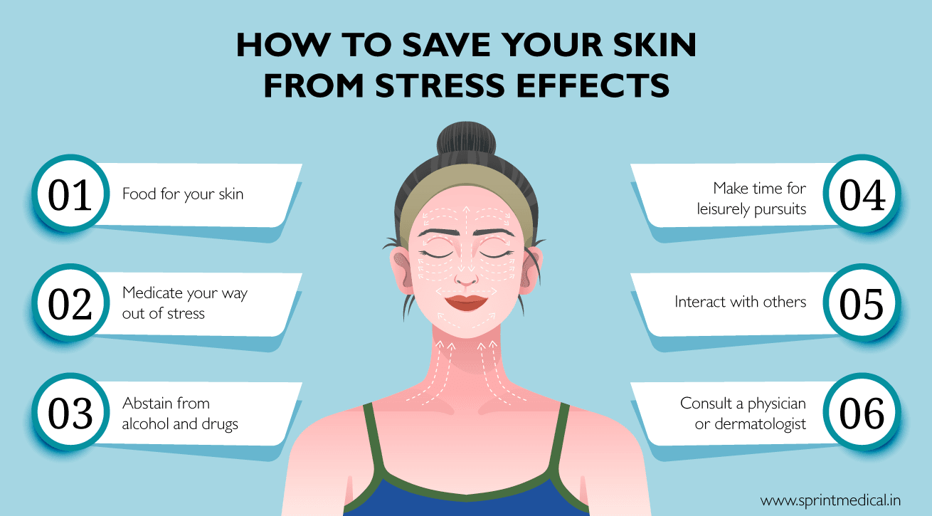 How to save your skin from stress effects