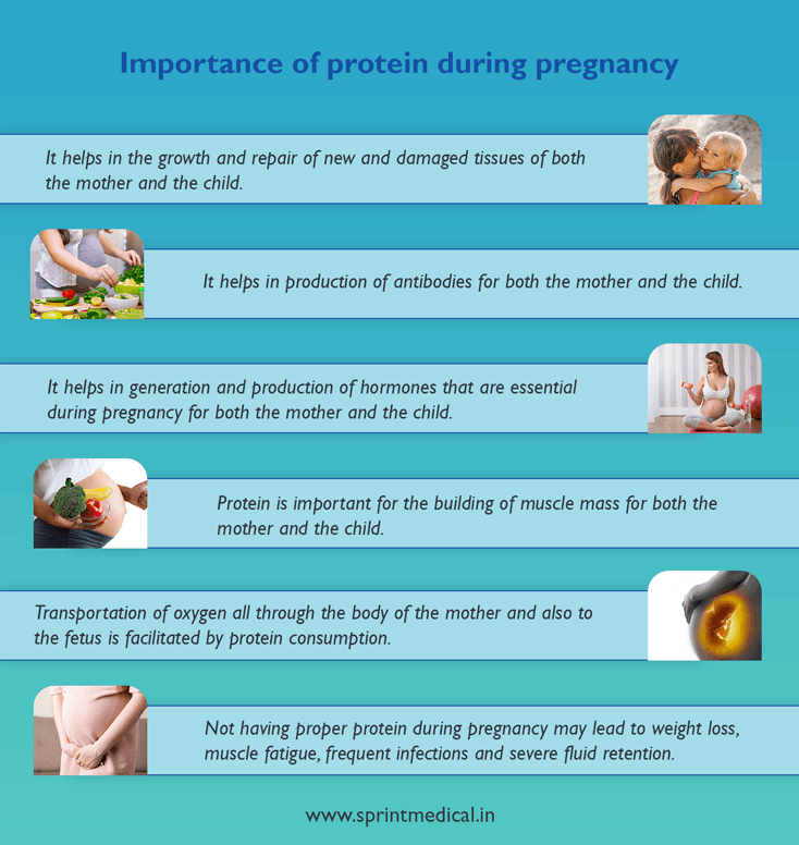 Importance of protein during pregnancy