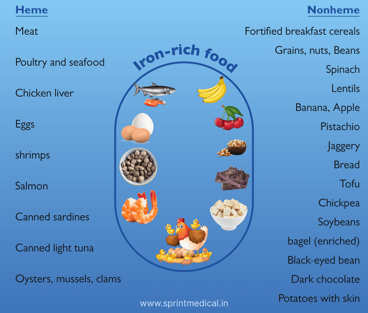 Iron rich foods