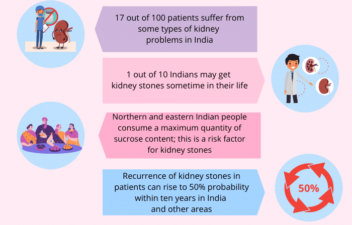 Kidney Stone Infographic for India