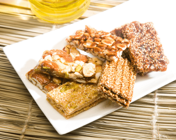 Maple Chikki with Makhana