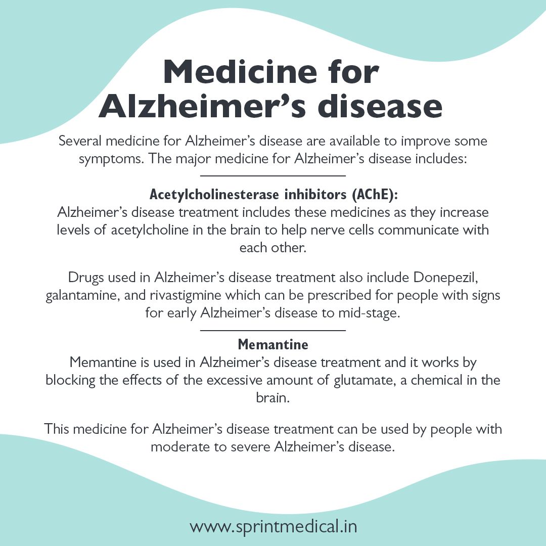 Medicine for Alzheimer’s disease