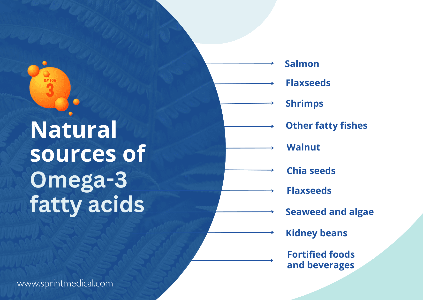 Natural sources of Omega-3 fatty acids