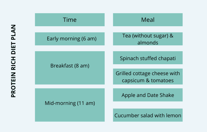 PROTEIN RICH DIET PLAN
