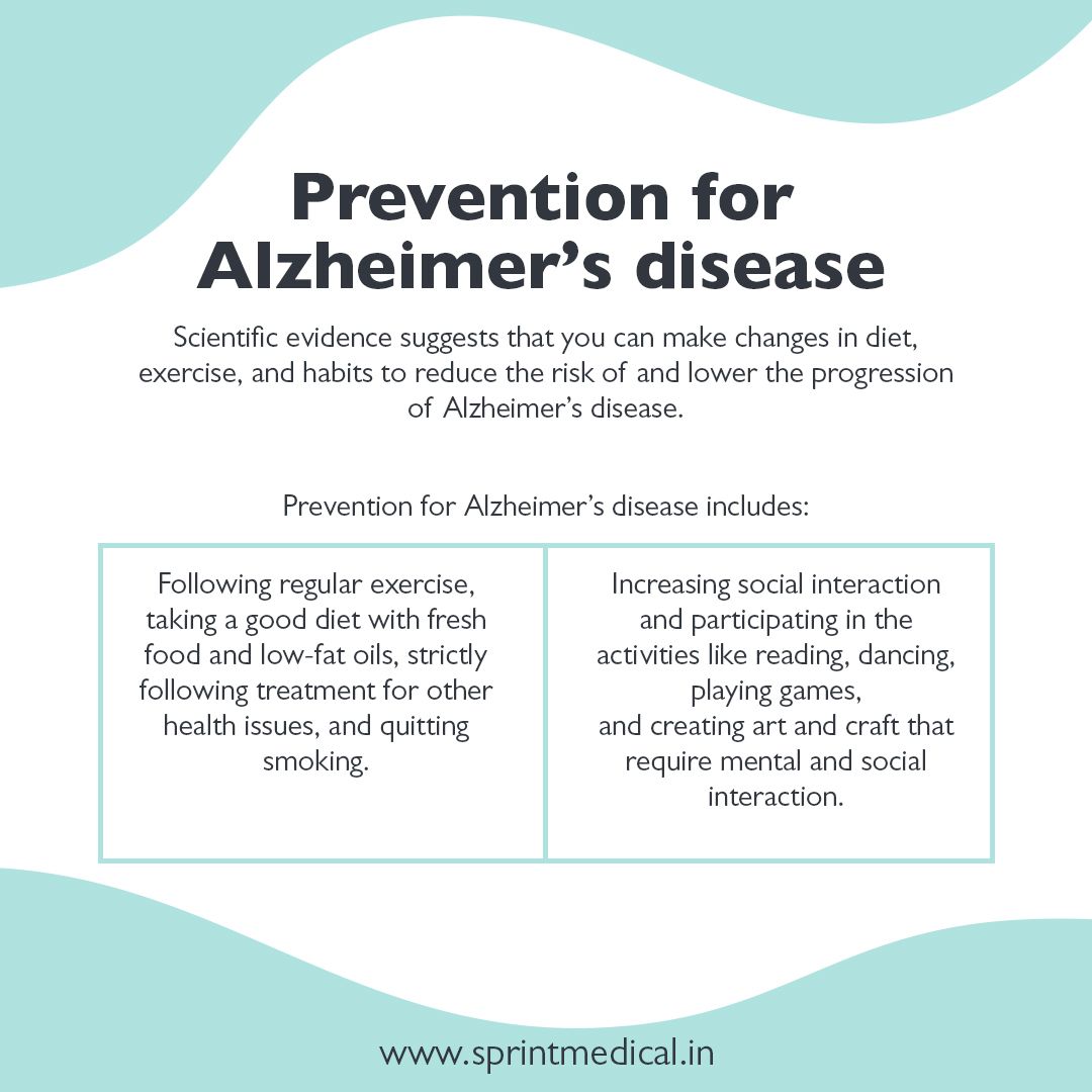Prevention for Alzheimer’s disease