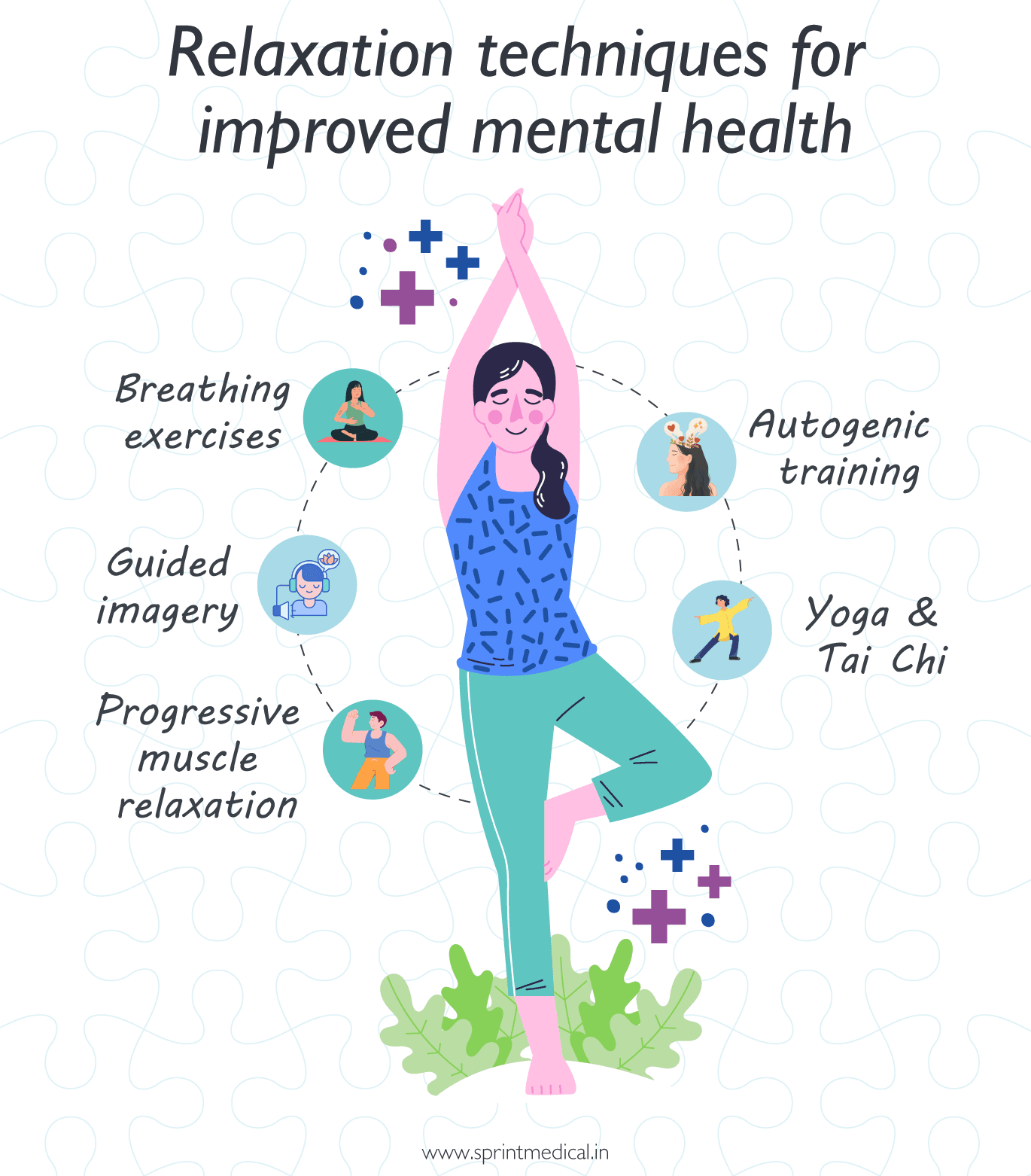 Relaxation techniques for improved mental health