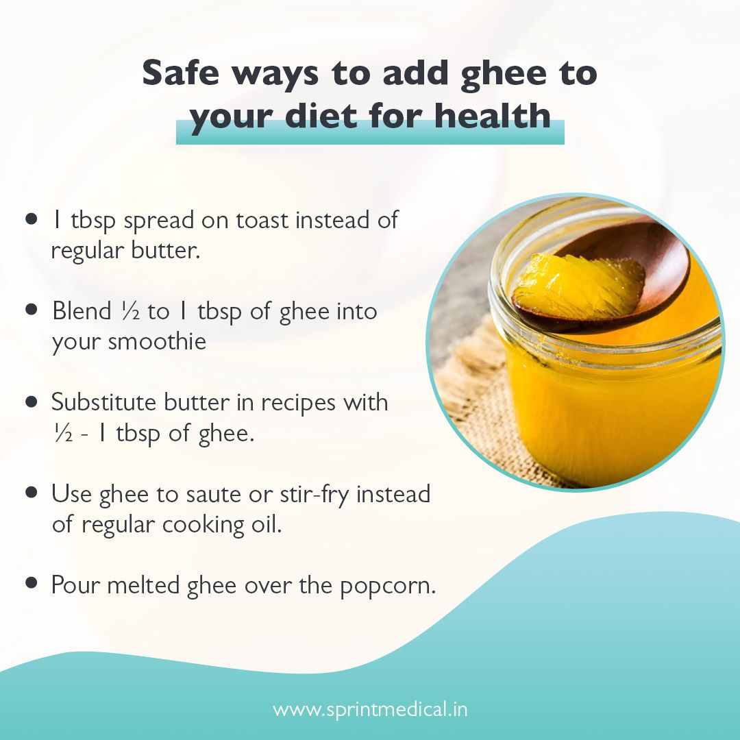 Safe ways to add ghee to your diet for health benefits