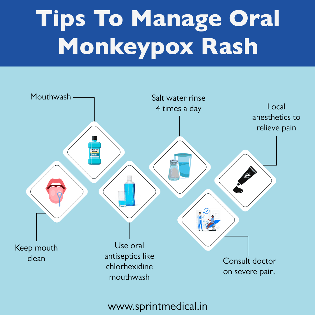 Tips to manage oral Monkeypox Rash