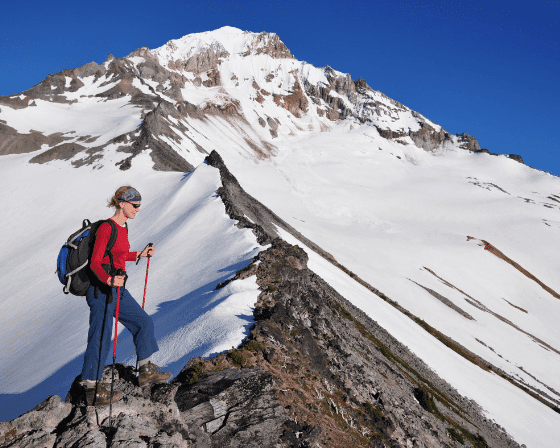 Hiking Mountain in Alpine Style