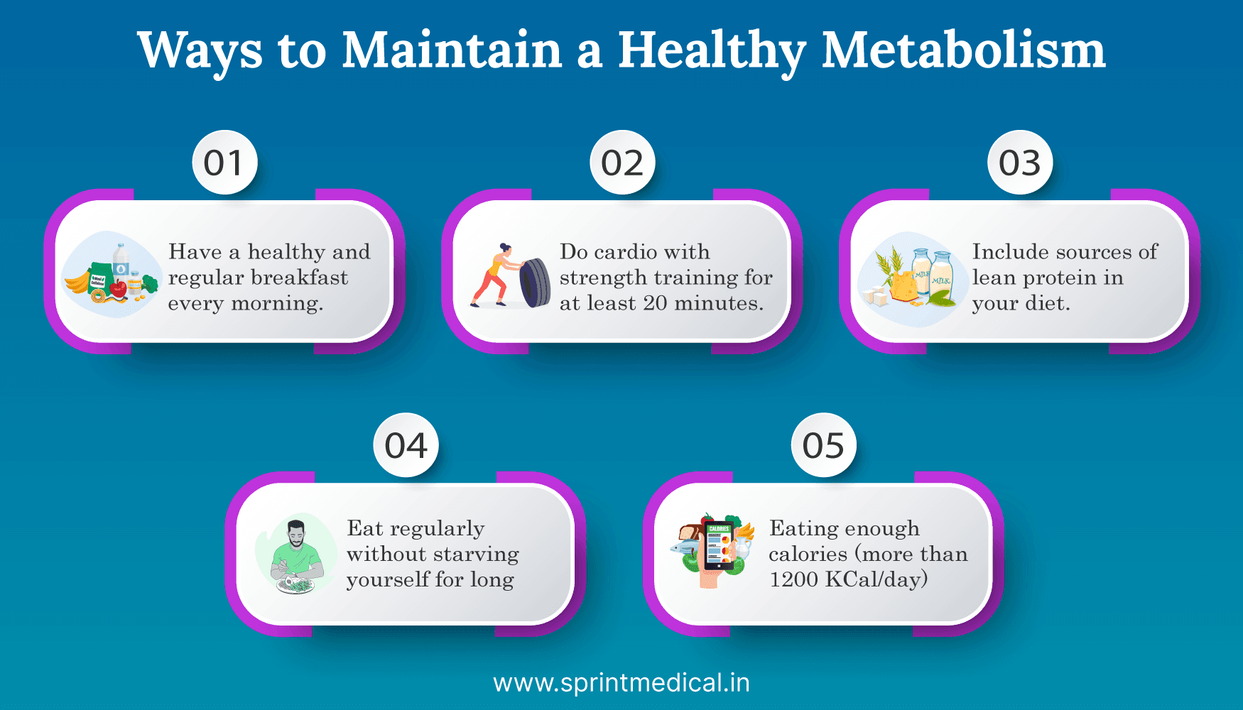 Ways to maintain a healthy metabolism