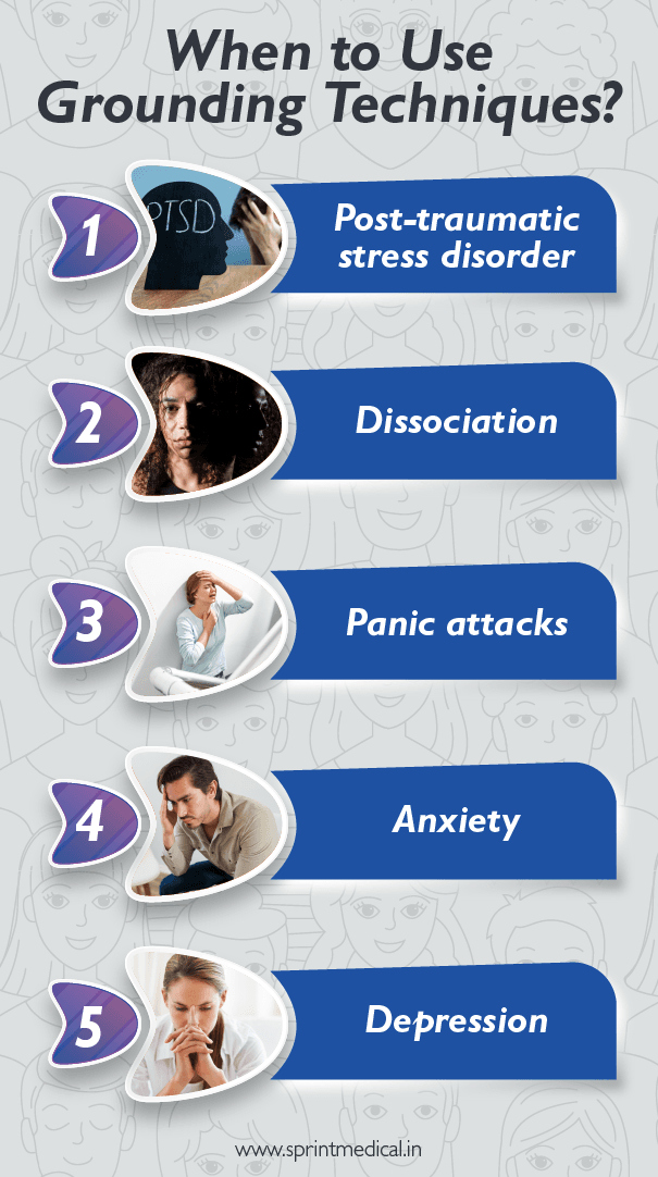 When to use grounding techniques